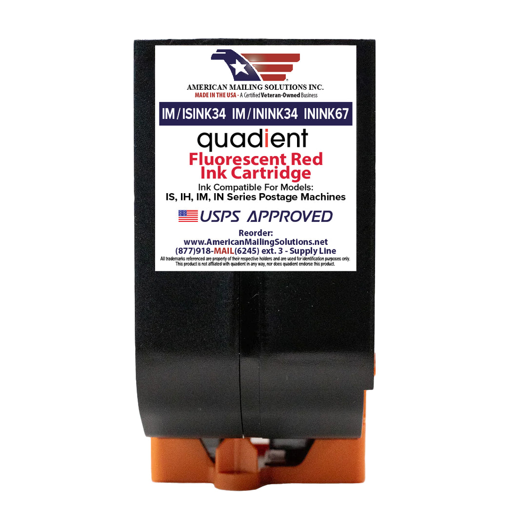 Quadient ISINK34, IMINK34, IN3INK Ink Cartridge – 4135554T